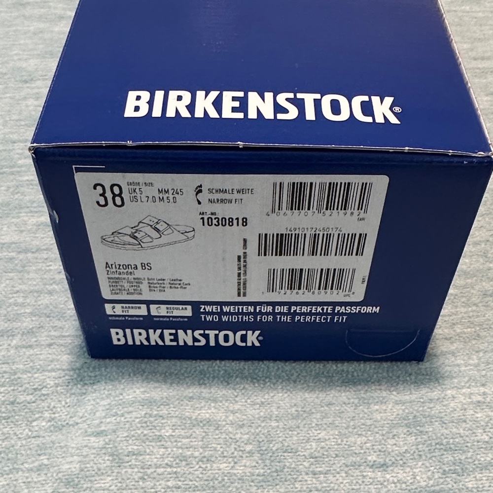 Birkenstock Arizona Sandals - Burgundy - Picture 6 of 7